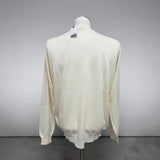 Maglione Lardini Girocollo in Pura Lana Vergine Avorio