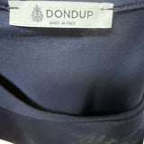 T-shirt Dondup Uomo in Cotone Fiammato Blu – Taglia XL