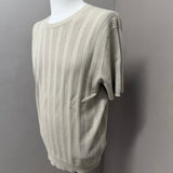 Manuel Ritz Open-Knit T-Shirt - Beige