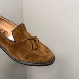 Mocassini Tricker's Elton in Camoscio Marrone con Nappine - Taglia 42 ½ (UK 8.5)