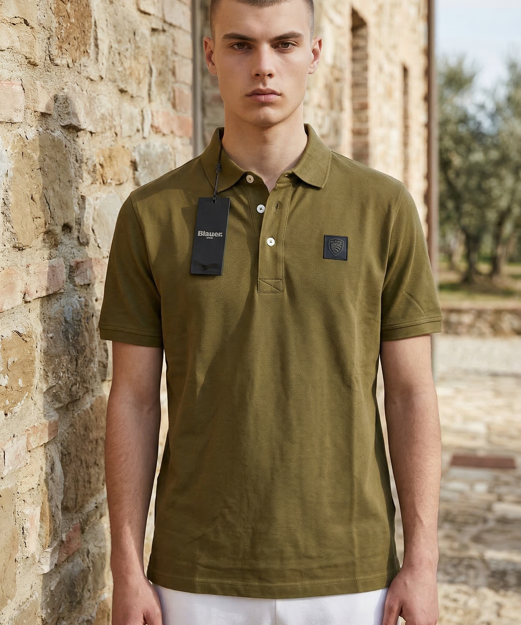 Blauer USA Polo Shirt – Military Green