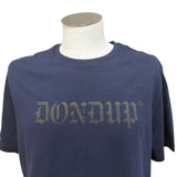 T-shirt Dondup Uomo in Cotone Fiammato Blu – Taglia XL