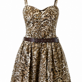 Vicolo Leopard Mini Dress