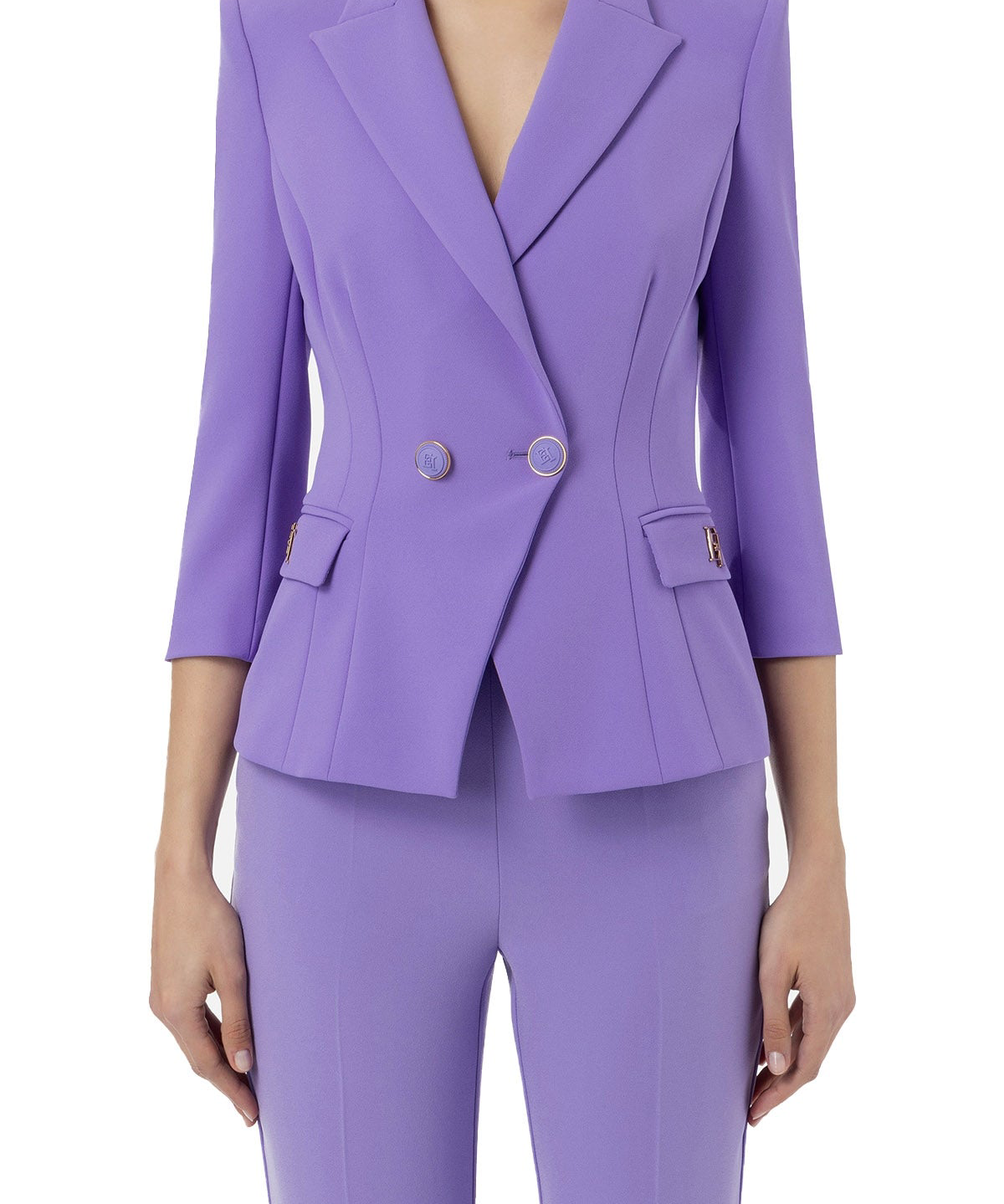 ELISABETTA FRANCHI Double-breasted jacket