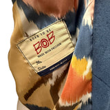 Bomber BOB in Suede-Effect Fabric – Aviator Blue