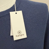 T-shirt Kangra "Girocollo M-Manica" taglia 50 blu in cotone