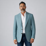 Ahora Napoli – Giacca Sartoriale Monopetto in Pure Wool – CARTA DA ZUCCHERO
