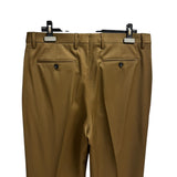 Classic Lardini brown trousers for men, made from 100% pure virgin wool.