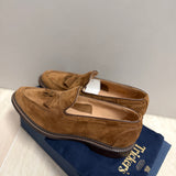 Mocassini Tricker's Elton in Camoscio Marrone con Nappine - Taglia 42 ½ (UK 8.5)
