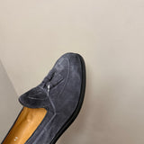 Mocassini Doucal’s Uomo Taglia 42 - Camoscio Grigio con Nappine
