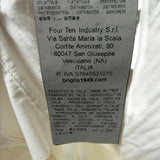 Pantaloni Briglia 1949 Uomo in Cotone Bianco - Taglia 50