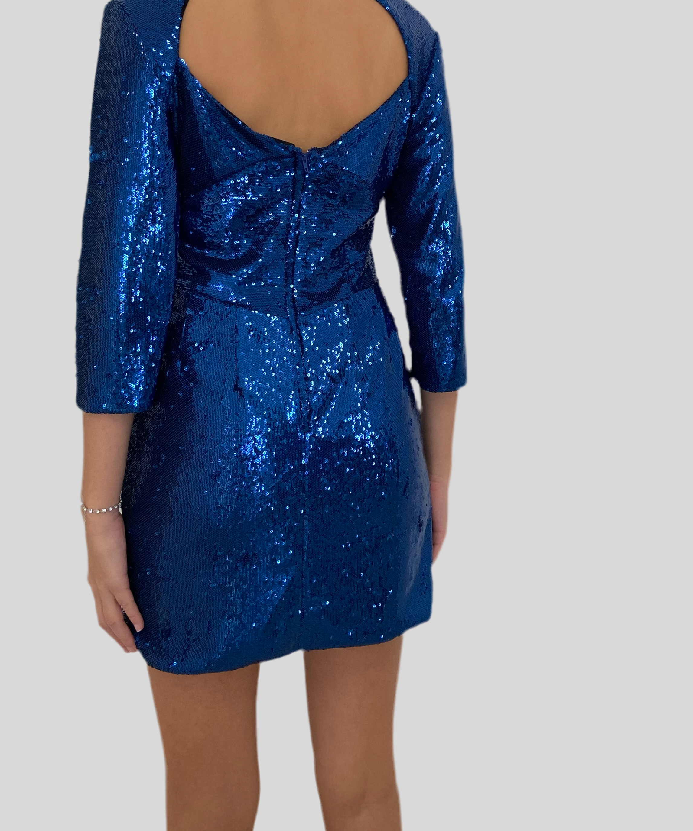 Blue prodigious party dress