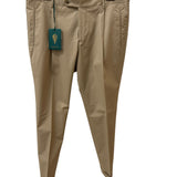 Pantaloni Berwich Uomo Taglia 52 - Beige in Cotone Elasticizzato
