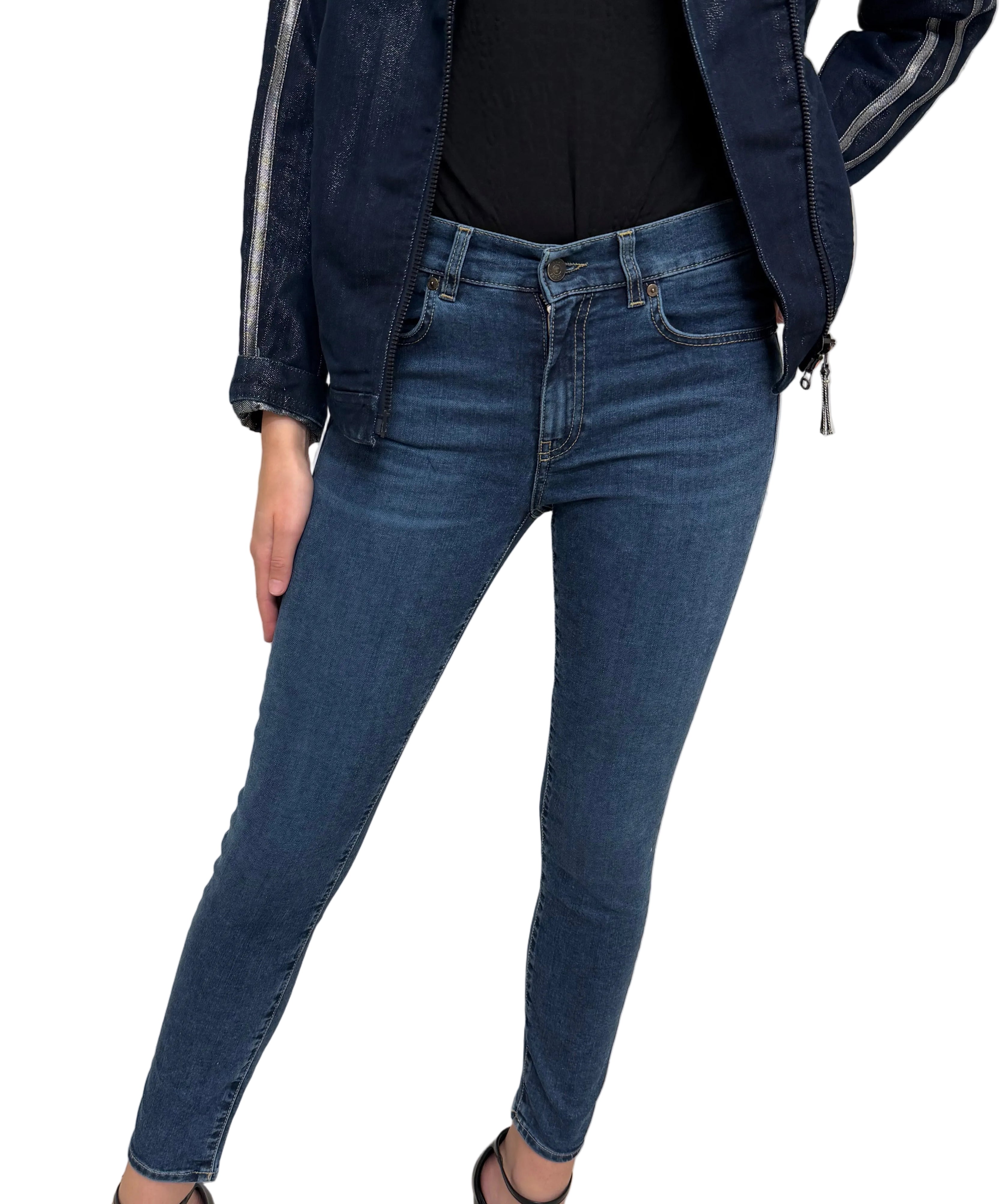Gaëlle Paris Skinny Denim Trousers