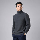 Daniele Fiesoli Maglia Collo Alto in Lana Extra Fine Antracite