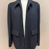 Giacca Uomo Lardini in Pura Lana Vergine Loro Piana Rain System – Blu Navy