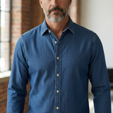 Camicia Gherardi in Denim - Taglia XL (Collo 42)