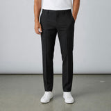 Pantalone Sartoriale Uomo Lardini Kurt in Lana e Mohair Nero – Made in Italy