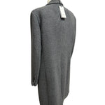 Cappotto Lardini in Lana e Cashmere Grigio Melange, immagine 7
