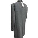 Cappotto Lardini in Lana e Cashmere Grigio Melange, immagine 7