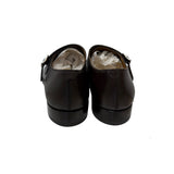 Scarpe Doucal’s Doppia Fibbia in Pelle Marrone – Made in Italy – Taglia 42