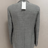 Giacca Lardini Monopetto in Motivo Pied-de-Poule Bianco e Nero