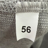 Gilet Gran Sasso in Fresh Cotton – Grigio Melange – Taglia 56