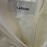 Lardini Trousers - Sartorial with Drawstring in Ecru Stretch Cotton
