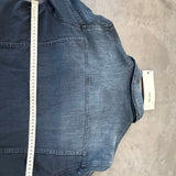 Two Men Giacca in Jeans imbottita taglia XL Blu