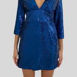 Blue prodigious party dress
