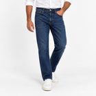 Jeans Uomo Lardini in Denim Blu Medio – Lavaggio Effetto Used