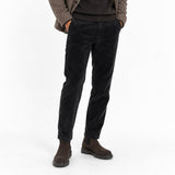 Pantaloni Uomo C.P. Company in Velluto a Coste Nero – Loose Fit