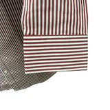 Hamaki-Ho Shirt – Striped White and Bordeaux