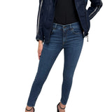 Gaelle Blue Denim Skinny Jeans
