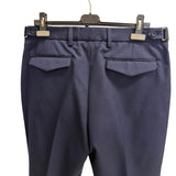 Pantalone Sartoriale Uomo Lardini in Lana Blu Navy – Made in Italy