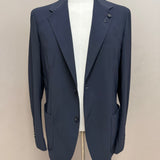 Giacca Uomo Lardini "Easy Wear" Blu Scuro Sfoderata, immagine 4