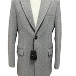 Takeshy Kurosawa – Cappotto Monopetto Sartoriale – Grigio Melange, immagine 9