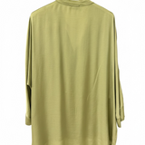 Flowy sage green viscose shirt