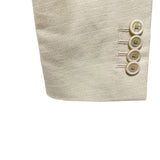 Giacca Lardini in Lino Cotone Panna - Taglia 50