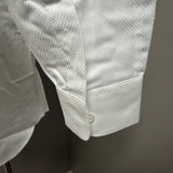 Altavalle – Camicia Sandro in Cotone Operato Micro-Texture – Bianco