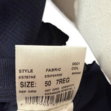 Abito Lardini Uomo Blu in Fresco Lana Principe di Galles - Taglia 50 (L)
