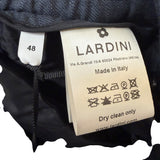 Pantaloni Lardini elasticizzati con coulisse grigio/blu in lino taglia M