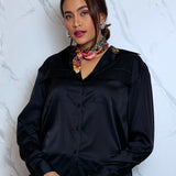Roberto Cavalli shirt with scarf