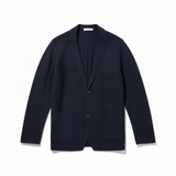 Lardini Sartoriale Jacket – Navy Blue Wool and Silk Blend