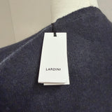 Maglione Uomo Lardini in Baby Alpaca e Lana – Grigio Antracite