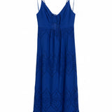 Royal Blue Sangallo Maxi Dress