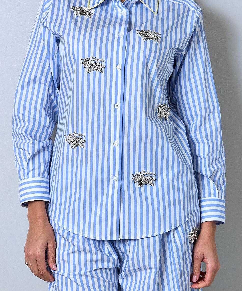 Striped Jewel Shirt