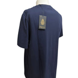 T-shirt Dondup Uomo in Cotone Fiammato Blu – Taglia XL
