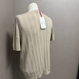Manuel Ritz Open-Knit T-Shirt - Beige
