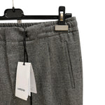 Pantaloni Lardini Misto Lana e Cashmere Taglia L (50) - Motivo Pied de Poule Grigio, immagine 6